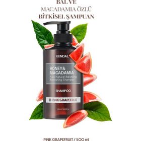 Kundal Kırılma Karşıtı Besleyici Honey Macadamia Nature 500 ml Pink Grapefruit Bakım Şampuanı