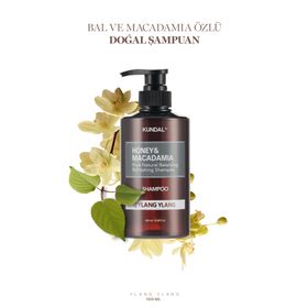 Kundal Kırılma Karşıtı Besleyici Honey Macadamia Nature 500 ml Ylang Ylang Bakım Şampuanı