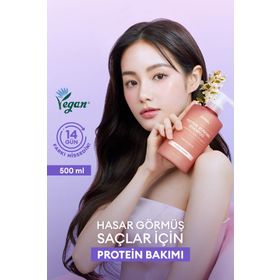 Kundal Yoğun Onarıcı ve Isı Koruyucu Protein Bonding 500 ml Ylang Ylang Bakım Şampuanı
