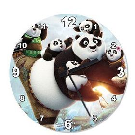 Kung Fu Panda 3 Şekilli Duvar Saati