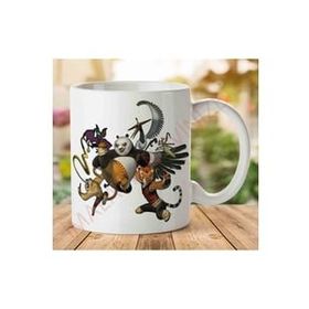 Kung Fu Panda Characters Png Baskılı Kupa Bardak