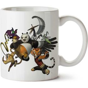 Kung Fu Panda Characters Png Baskılı Kupa Bardak
