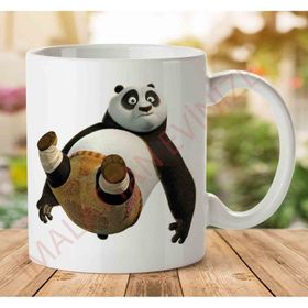 Kung Fu Panda Vector Png Baskılı Kupa Bardak