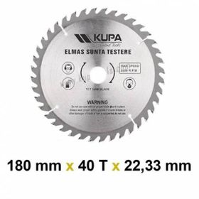 Kupa 180 mm Elmas Sunta Testere