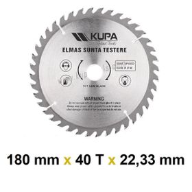 Kupa 180 mm Elmas Sunta Testere
