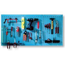 Küpper 120x60 cm 3 Parça Çelik Delikli Duvar Panosu
