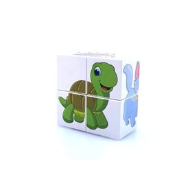 Küpss 4 Küp Manyetik Puzzle Hayvanlar