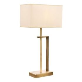 Kura Dizayn ML-9109-1E E27 Metal Kumaş 30x18 cm Eskitme Kaplama Masa Lambası