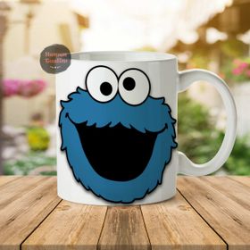 Kurabiye Canavarı Cookies Porselen Kupa Bardak
