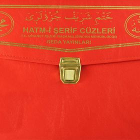 Kur’an-ı Kerim 30 Cüz Hatim Seti (Cami Boy, Çantalı, Yeşil Kapak, Kod: 110) - Osman Hattı