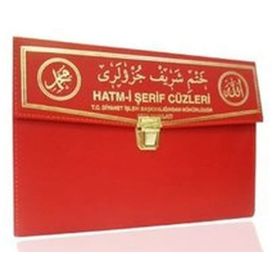 Kur’an-ı Kerim 30 Cüz Hatim Seti (Çanta Boy, Çantalı, Yeşil Kapak, Kod: 130) - Osman Hattı