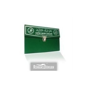 Kur’an-ı Kerim 30 Cüz Hatim Seti (Çanta Boy, Çantalı, Yeşil Kapak, Kod: 130) - Osman Hattı