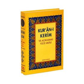KUR'AN-I KERIM AÇIKLAMALI YÜCE MEALI VE TÜRKÇE OKUNUŞU (ORTA BOY 3LÜ MEAL) - ŞEVKET GÜREL