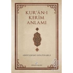 Kur'an-ı Kerim Anlamı - Abdülbaki Gölpınarlı