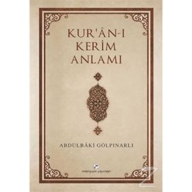 Kur'an-ı Kerim Anlamı - Abdülbaki Gölpınarlı