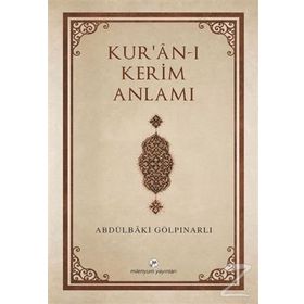 Kur'an-ı Kerim Anlamı - Abdülbaki Gölpınarlı