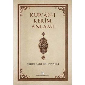Kur'an-ı Kerim Anlamı - Abdülbaki Gölpınarlı