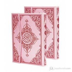 KUR'AN-I KERIM BILGISAYAR HATLI - PEMBE CILT (RAHLE BOY, KOD:P17) (TÜRKÇE FIHRISTLI) - KOLEKTIF