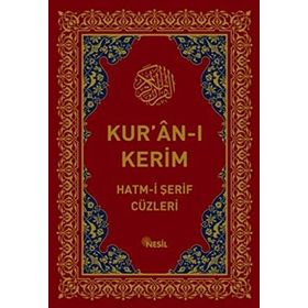 KUR'AN-I KERIM HATM-I ŞERIF CÜZLERI (ORTA BOY, KUTULU) - GENEL