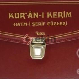 KUR'AN-I KERIM HATM-I ŞERIF CÜZLERI (ORTA BOY, KUTULU) - GENEL
