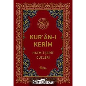 KUR'AN-I KERIM HATM-I ŞERIF CÜZLERI (ORTA BOY, KUTULU) - GENEL