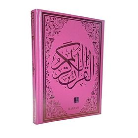 Kur’an-ı Kerim Pembe Cilt Rahle Boy-Sesli - kollektif
