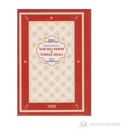 KUR'AN- I KERIM TÜRKÇE MEALI (BILGISAYAR HATLI ŞAMUHA CEP BOY) - ABDÜLVEHHAB ÖZTÜRK;ELMALILI MUHAMMED HAMDI YAZIR