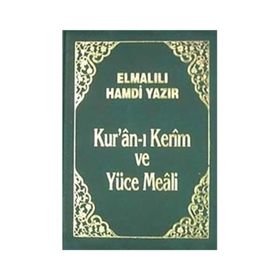 Kur’an-ı Kerim ve Yüce Meali Kılıflı Büyük Cep Boy Ciltli - Elmalılı Muhammed Hamdi Yazır
