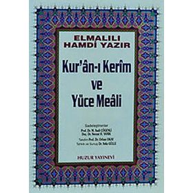 KURAN-I KERIM VE YÜCE MEALI - KÜÇÜK BOY HAFIZ OSMAN HATLI - ELMALILI MUHAMMED HAMDI YAZIR
