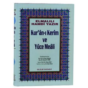 KURAN-I KERIM VE YÜCE MEALI - KÜÇÜK BOY HAFIZ OSMAN HATLI - ELMALILI MUHAMMED HAMDI YAZIR