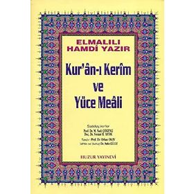 KURAN-I KERIM VE YÜCE MEALI - ORTA BOY HAFIZ OSMAN HATLI - ELMALILI MUHAMMED HAMDI YAZIR