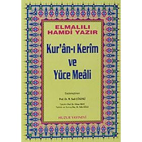KURAN-I KERIM VE YÜCE MEALI RAHLE BOY - ELMALILI MUHAMMED HAMDI YAZIR (ISBN:9789758666850)