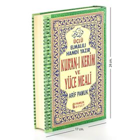 Kur’an-ı Kerim ve Yüce Meali Üçlü-003, Renkli, Orta Boy - H. Arif Pamuk