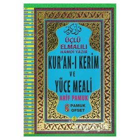 Kur’an-ı Kerim ve Yüce Meali Üçlü-003, Renkli, Orta Boy - H. Arif Pamuk