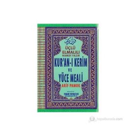 Kur’an-ı Kerim ve Yüce Meali Üçlü-003, Renkli, Orta Boy - H. Arif Pamuk