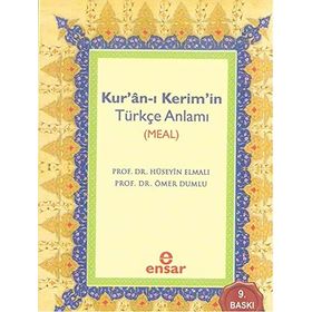 KURAN-I KERIMIN TÜRKÇE ANLAMI - ÖMER DUMLU;HÜSEYİN ELMALI