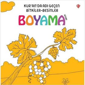 Kur'an'da Adı Geçen Bitkiler-Besinler - Boyama Kitabı - Heyet