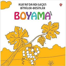 Kur'an'da Adı Geçen Bitkiler-Besinler - Boyama Kitabı - Heyet