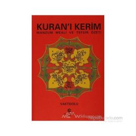 KURAN´I KERIM MANZUM MEALI VE TEFSIR ÖZETİ - ADIL ALI ATALAY VAKTIDOLU