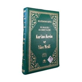 Kuranı Kerim Meali-Bilgisayar Hatlı-Çanta Boy-Fermuarlı - Elmalılı Muhammed Hamdi Yazır