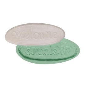 Kurdelya Ahşap Üstünde Welcome Yazısı Silikon Kalıbı