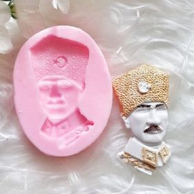 Kurdelya Atatürk Silikon Kalıbı