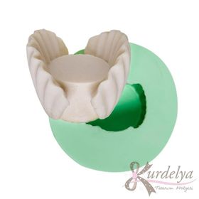 Kurdelya Deniz Kabuğundaki İnci Tealight Mumluk Kalıbı