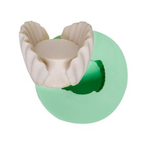 Kurdelya Deniz Kabuğundaki İnci Tealight Mumluk Kalıbı