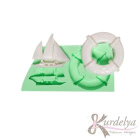 Kurdelya Gemi ve Deniz Simidi Silikon Kalıbı