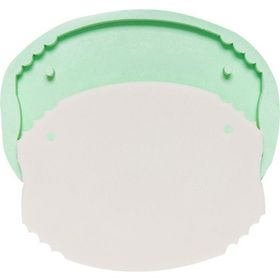 Kurdelya İki Delikli Oval Tabanlık Silikon Kalıbı