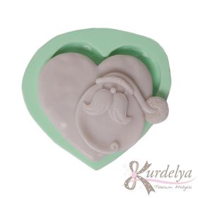 Kurdelya Kalp Silikon Kalıbı