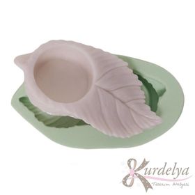 Kurdelya KK-1646 Yaprak Mumluk Silikon Kalıp