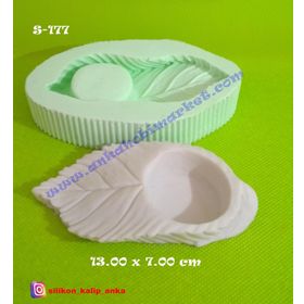 Kurdelya KK-1646 Yaprak Mumluk Silikon Kalıp