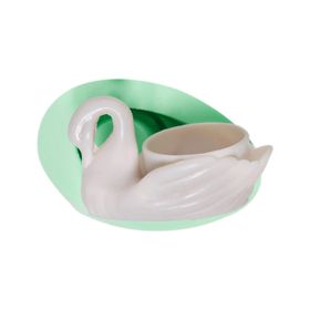 Kurdelya Kuğu Tealight Mumluk Silikon Kalıbı